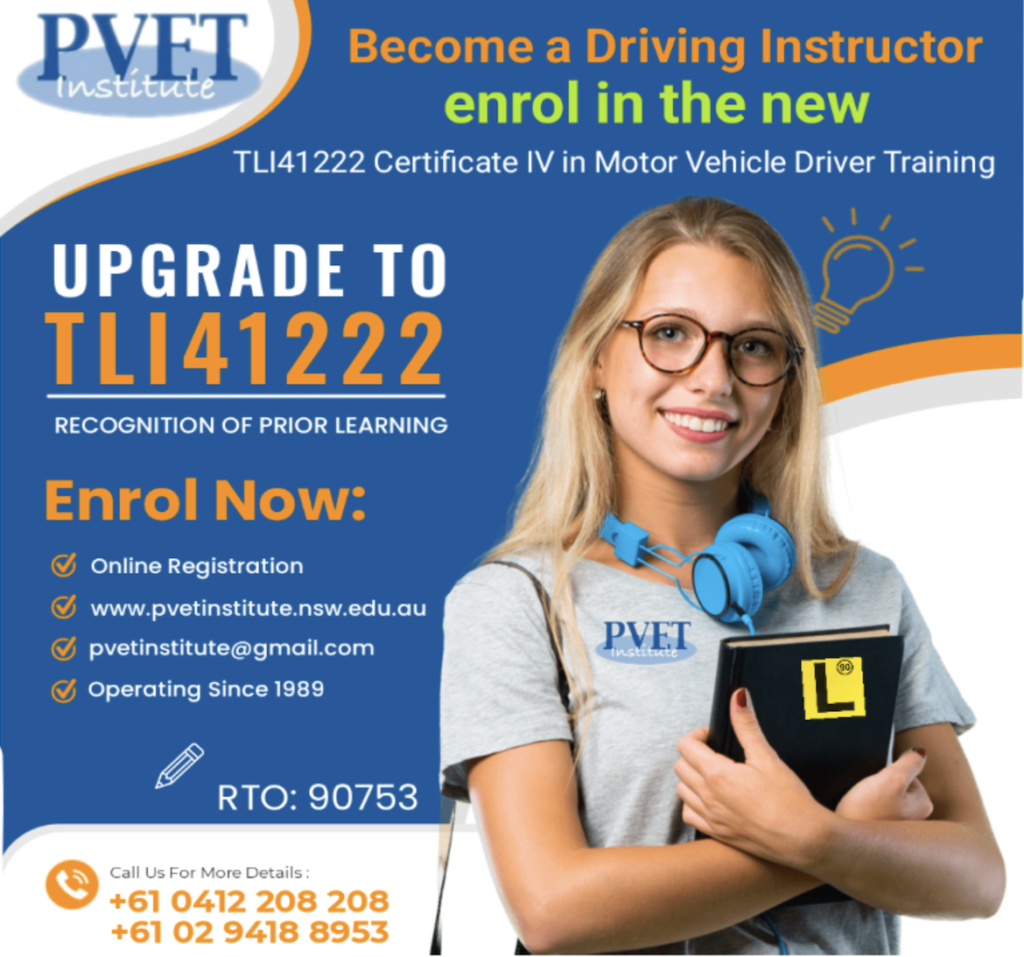 Enrol to PVET Institute TLI41222